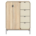 Modern Houten Kast met Lades en Deuren