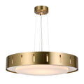 Moderne Gouden Hanglamp met Rond Design